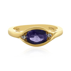 Anello in argento con Iolite