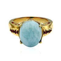 Anello in argento con Larimar