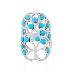 Anello in argento con Turchese Sleeping Beauty (Anne Bever)