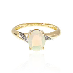 Anello in oro con Opale di Welo AAA (de Melo)
