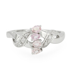 Anello in argento con Zaffiro Fancy