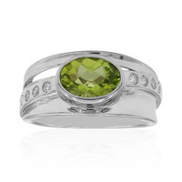 Anello in argento con Peridoto
