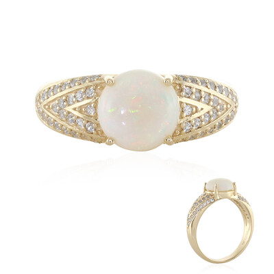 Anello in oro con Opale Australiano (Adela Gold)