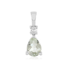 Ciondolo in argento con Ametista Verde
