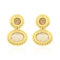Orecchini in argento con Opale di Welo