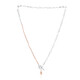 Collana in argento con Perla d'Acqua Dolce Rosa (TPC)