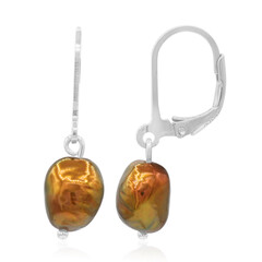 Orecchini in argento con Perla di Acqua Dolce (TPC)