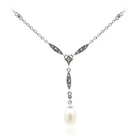 Collana in argento con Perla di Acqua Dolce
