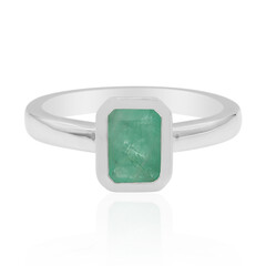 Anello in argento con Smeraldo Zambia