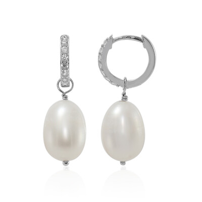 Orecchini in argento con Perla di Acqua Dolce