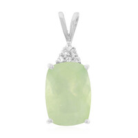 Ciondolo in argento con Prehnite