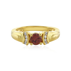 Anello in argento con Zircone Rosso