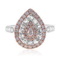 Anello in oro con Diamante Rosa I1 (CIRARI)
