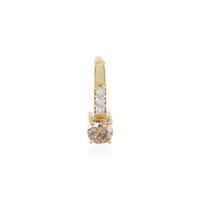 Ciondolo in oro con Diamante Champagne I2