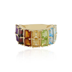 Anello in argento con Ametista Zambiana