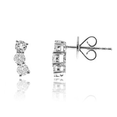Orecchini in oro con Diamante I1 (H) (CIRARI)