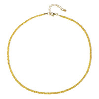 Collana in argento con Zaffiro Giallo
