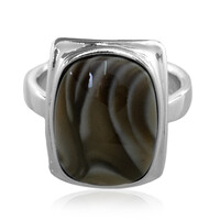 Anello in argento con Pietra Focaia Santa Croce