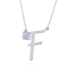 Collana in argento con Pietra di Luna Arcobaleno