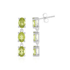 Orecchini in argento con Peridoto
