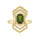 Anello in argento con Diopside Russo