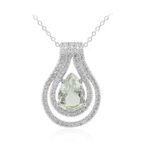 Collana in argento con Ametista Verde