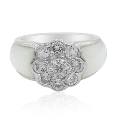 Anello in argento con Madreperla