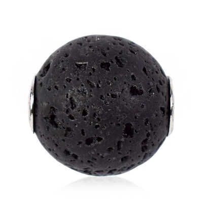 Ciondolo in argento con Perla di Lava (MONOSONO COLLECTION)