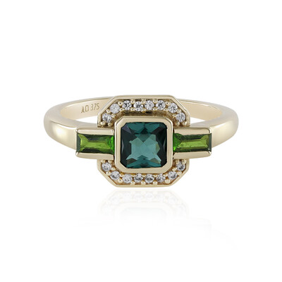 Anello in oro con Indicolite (Adela Gold)
