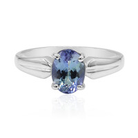 Anello in argento con Tanzanite (non riscaldata)