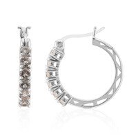 Orecchini in argento con Morganite