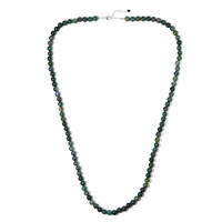 Collana in argento con Agata Muschiata