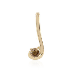 Ciondolo in oro con Diamante Cioccolato I2