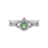 Anello in argento con Tsavorite