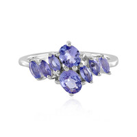 Anello in argento con Tanzanite