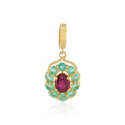 Ciondolo in argento con Rubino Bemainty
