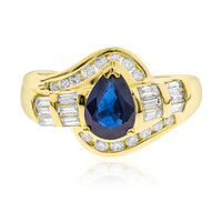 Anello in oro con Zaffiro Ceylon (CIRARI)