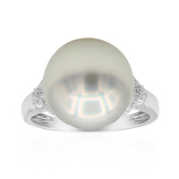 Anello in oro con Perla d'Acqua Dolce Bianca (CIRARI)