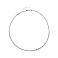 Collana in argento con Fluorite