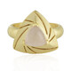 Anello placcato in oro con Quarzo Rosa (MONOSONO COLLECTION)