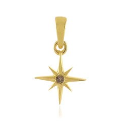Ciondolo in argento con Diamante Champagne I3