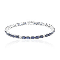 Bracciale in oro con Zaffiro Ceylon Blu