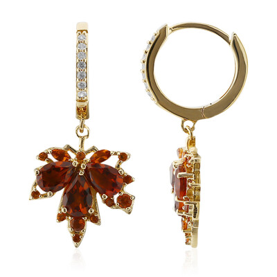 Orecchini in argento con Citrino Madeira