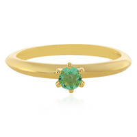 Anello in argento con Smeraldo Etiope