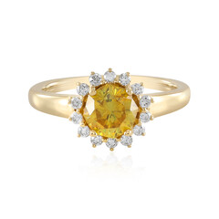 Anello in oro con Sfalerite (AMAYANI)