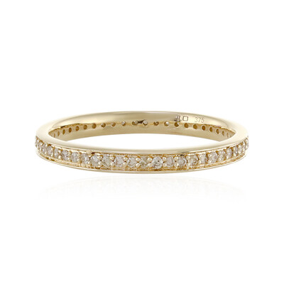 Anello in oro con Diamante Cioccolato I1