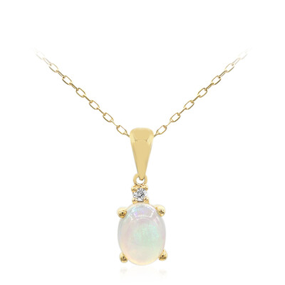 Collana in oro con Opale di Welo AAA