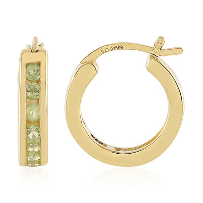 Orecchini in argento con Peridoto