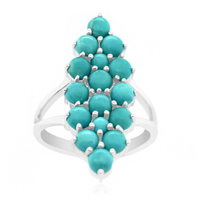 Anello in argento con Turchese Campitos (Anne Bever)