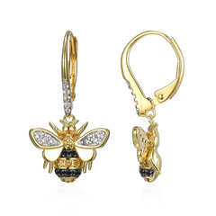 Orecchini in argento con Topazio Bianco